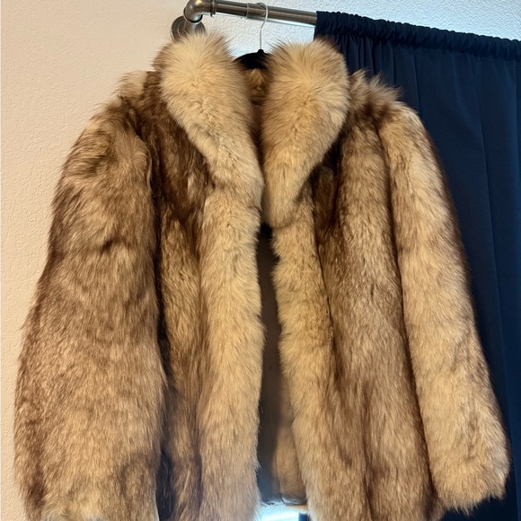 Berghaus Jackets & Blazers - Berghaus Vintage Fur Coat in Cream and Tan